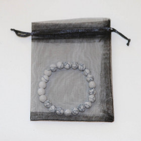 Bracelet Howlite 8mm | Pierre Naturelle Apaisante