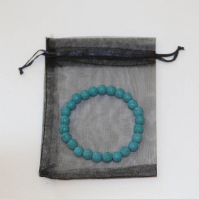 Bracelet Turquoise 8mm | Pierre Naturelle Protectrice