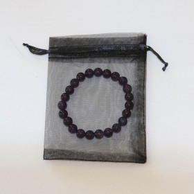 Bracelet Améthyste 8mm | Pierre Naturelle Apaisante