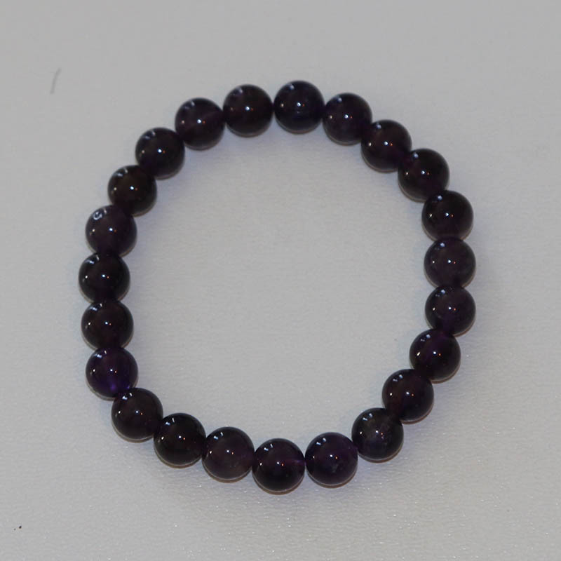 Bracelet Améthyste 8mm | Pierre Naturelle Apaisante Bracelet Améthyste 8mm | Pierre Naturelle Apaisante