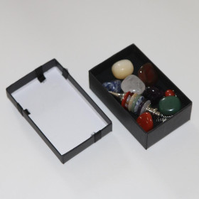 Coffret pendule 7 chakras | Pierres naturelles & radiesthésie