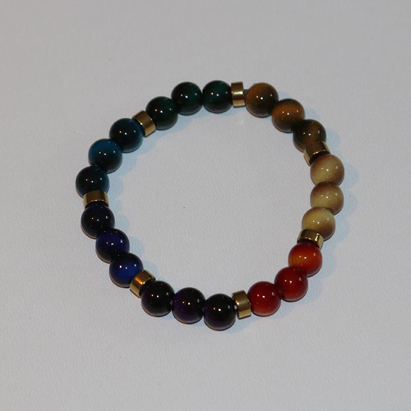Bracelet 7 Chakras en Pierres Naturelles | Harmonisation